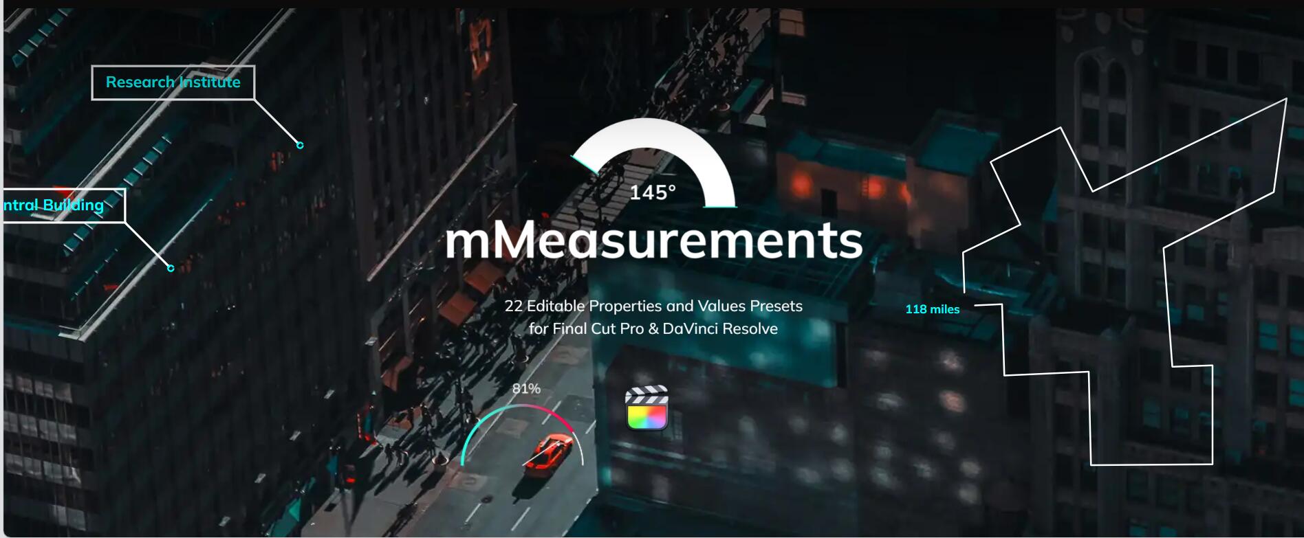 FCPX插件:22个极简主义人物物体运动可编辑测量数值显示信息标注动画预设 Motionvfx mMeasurements . 第4张-素材湾丨精选海外优质设计素材资源 FCPX插件:22个极简主义人物物体运动可编辑测量数值显示信息标注动画预设 Motionvfx mMeasurements . sucaiwan.com