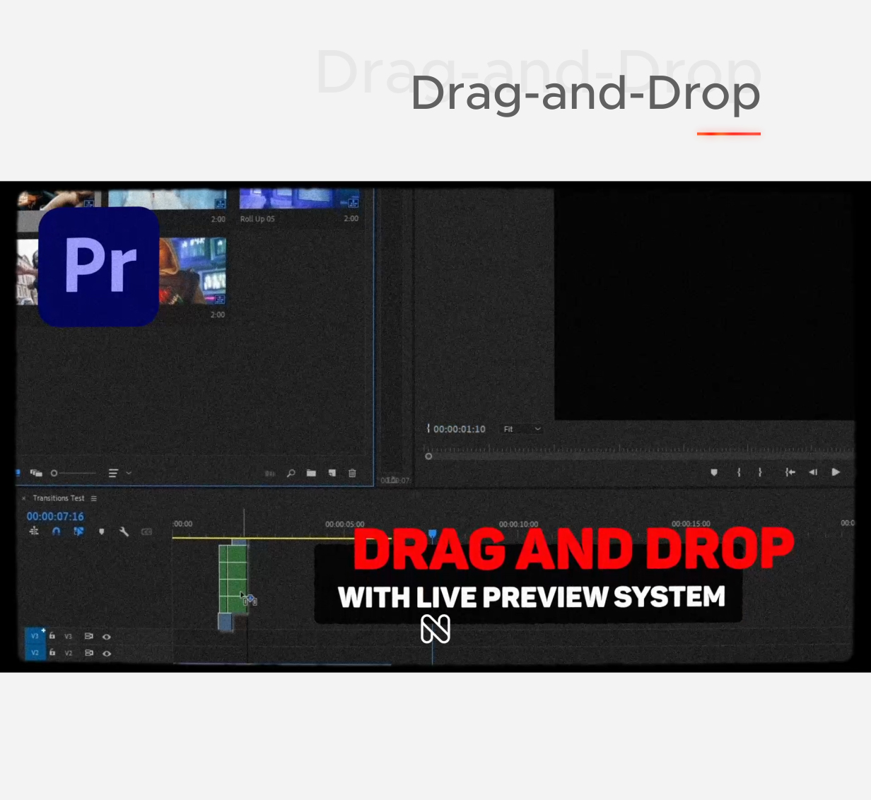 PR预设：350多个复古胶片打孔划痕故电影过渡预设 Punch Hole Transitions 插件预设 sucaiwan.com