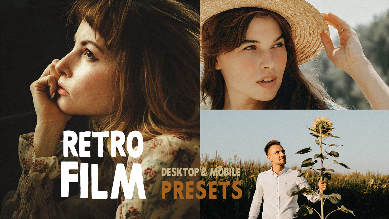 10种经典胶片复古电影质感人像摄影LR调色预设 Jungle Presets - Retro Film . 第1张-素材湾丨精选海外优质设计素材资源 10种经典胶片复古电影质感人像摄影LR调色预设 Jungle Presets - Retro Film . sucaiwan.com