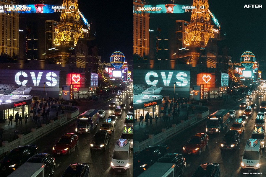 高雅风格蓝绿色艺术感调色LUT预设 TONE SUPPLIES 插件预设 sucaiwan.com