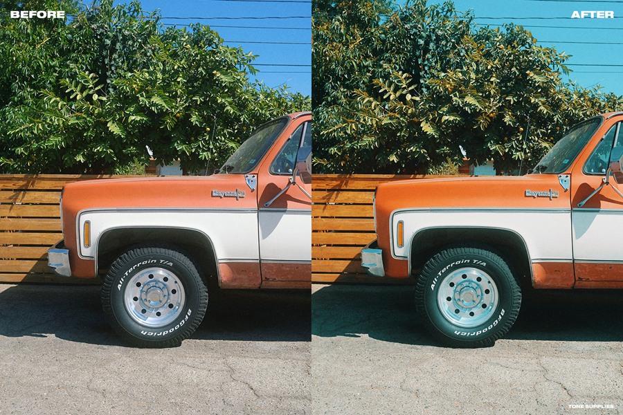 高雅风格蓝绿色艺术感调色LUT预设 TONE SUPPLIES 插件预设 sucaiwan.com