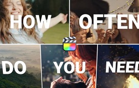 FCPX插件:35种动态视频划像智能分屏动画预设 Smart Split Screen