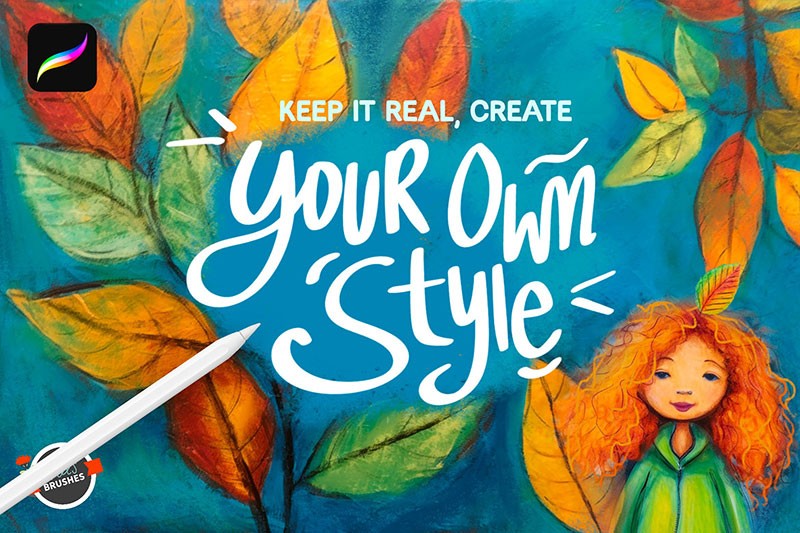 42个粉彩纹理效果Procreate笔刷 笔刷资源 sucaiwan.com