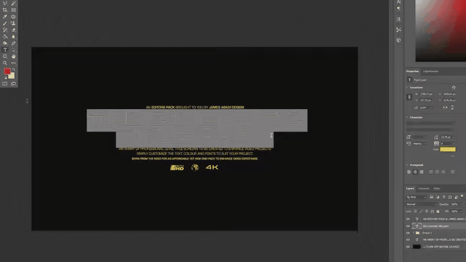 Jamesabadi 20多个4K高清电影标题场景Instagram故事标题包PR模板+PSD模板PNG素材 插件预设 sucaiwan.com