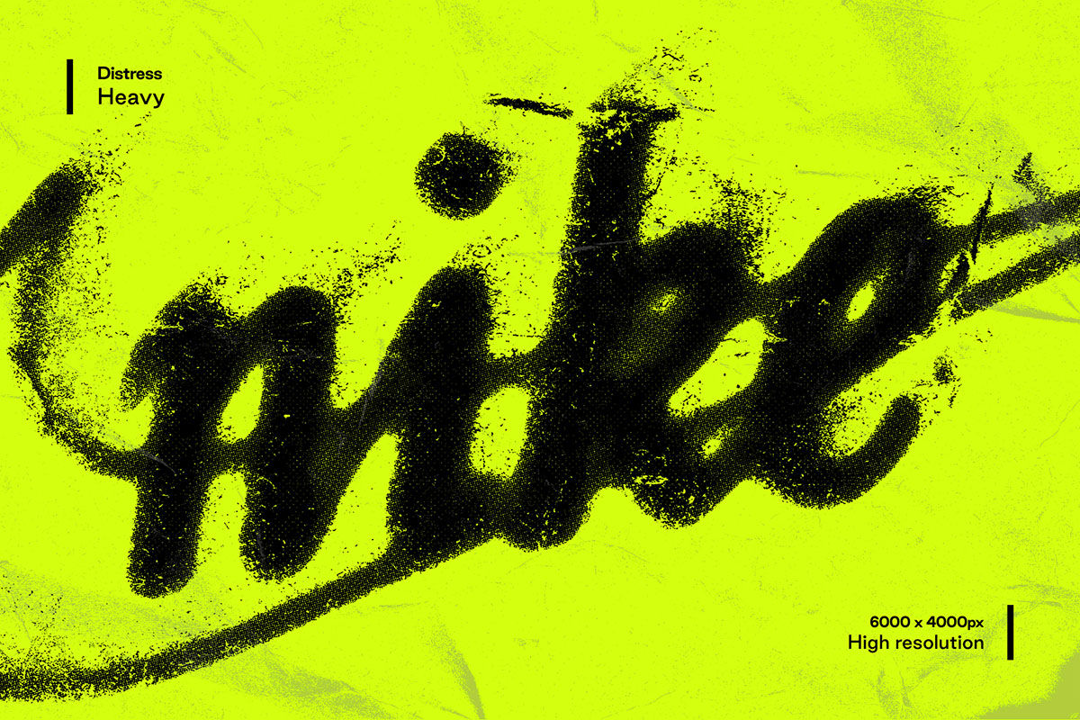 Studio 2am 新潮颗粒高分辨率半色调失真PSD样机模板 Distress 样机素材 sucaiwan.com