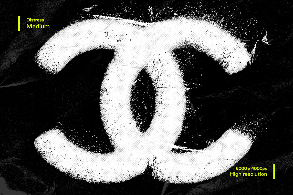 Studio 2am 新潮颗粒高分辨率半色调失真PSD样机模板 Distress 样机素材 sucaiwan.com