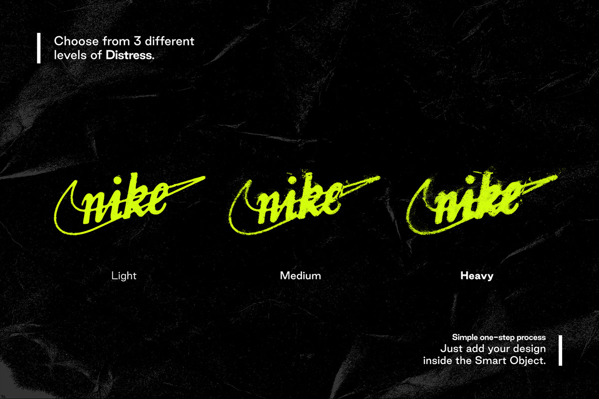 Studio 2am 新潮颗粒高分辨率半色调失真PSD样机模板 Distress 样机素材 sucaiwan.com