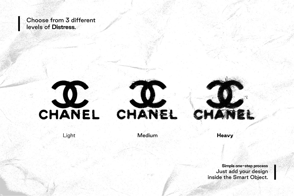 Studio 2am 新潮颗粒高分辨率半色调失真PSD样机模板 Distress 样机素材 sucaiwan.com