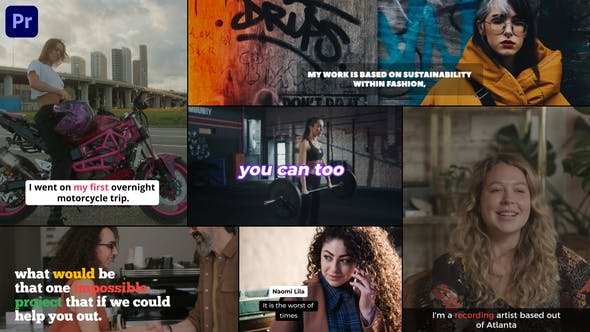 PR模板:专业级字幕歌词粗体字幕动画模板 . 第1张-素材湾丨精选海外优质设计素材资源 PR模板:专业级字幕歌词粗体字幕动画模板 . sucaiwan.com