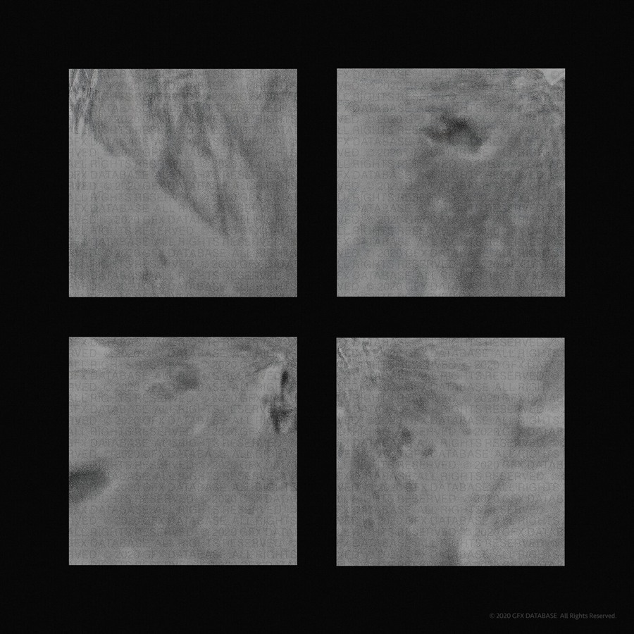 GFXDATABASE 高分辨率灰烬抽象灰灰色纹理贴图素材 X5 Ash Textures 图片素材 sucaiwan.com