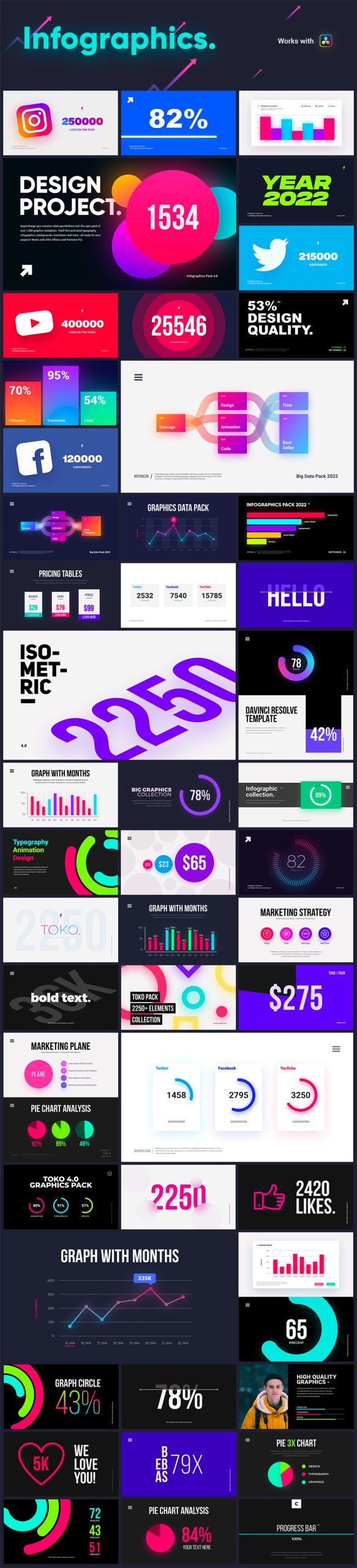 达芬奇插件:2250个时尚排版商品介绍宣传包装文字标题字幕条动画转场背景元素包 Graphics Pack for Davinci Resolve 插件预设 第8张-素材湾丨精选海外优质设计素材资源 达芬奇插件:2250个时尚排版商品介绍宣传包装文字标题字幕条动画转场背景元素包 Graphics Pack for Davinci Resolve 插件预设 sucaiwan.com