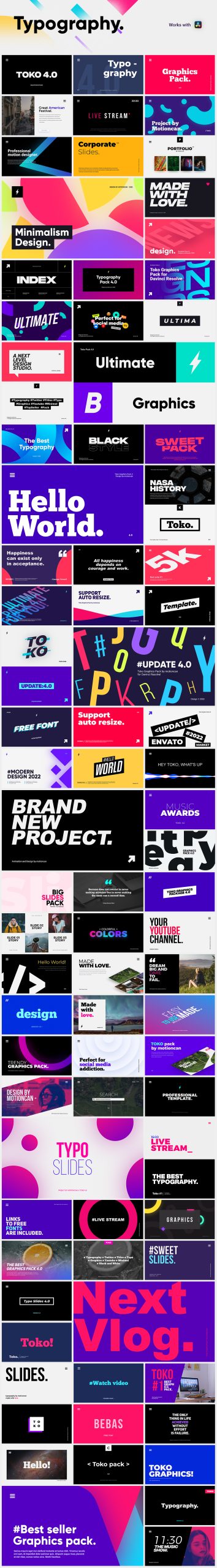 达芬奇插件:2250个时尚排版商品介绍宣传包装文字标题字幕条动画转场背景元素包 Graphics Pack for Davinci Resolve 插件预设 第11张-素材湾丨精选海外优质设计素材资源 达芬奇插件:2250个时尚排版商品介绍宣传包装文字标题字幕条动画转场背景元素包 Graphics Pack for Davinci Resolve 插件预设 sucaiwan.com