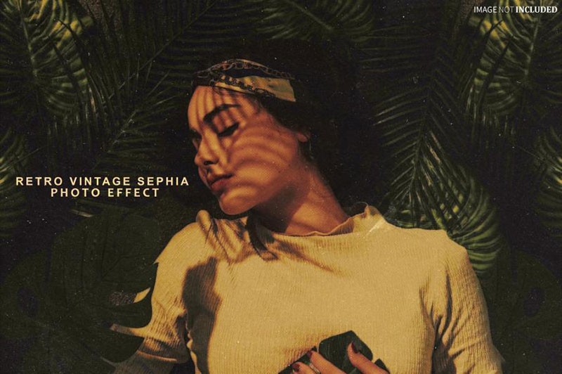 复古老旧照片PS图层样式 插件预设 sucaiwan.com