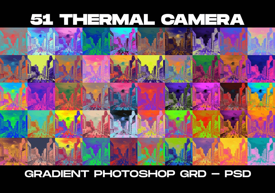 50个霓虹渐变梯度热像仪PSD样机模板 Thermal Camera 样机素材 第3张-素材湾丨精选海外优质设计素材资源 50个霓虹渐变梯度热像仪PSD样机模板 Thermal Camera 样机素材 sucaiwan.com