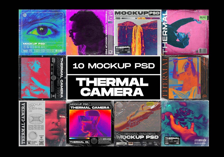 50个霓虹渐变梯度热像仪PSD样机模板 Thermal Camera 样机素材 第5张-素材湾丨精选海外优质设计素材资源 50个霓虹渐变梯度热像仪PSD样机模板 Thermal Camera 样机素材 sucaiwan.com