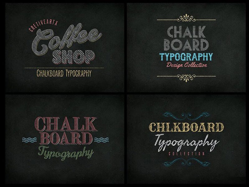 12款创意粉笔字文本样式PS图层样式 插件预设 第4张-素材湾丨精选海外优质设计素材资源 12款创意粉笔字文本样式PS图层样式 插件预设 sucaiwan.com