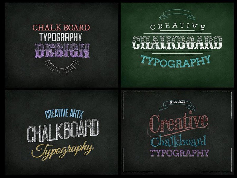 12款创意粉笔字文本样式PS图层样式 插件预设 第5张-素材湾丨精选海外优质设计素材资源 12款创意粉笔字文本样式PS图层样式 插件预设 sucaiwan.com