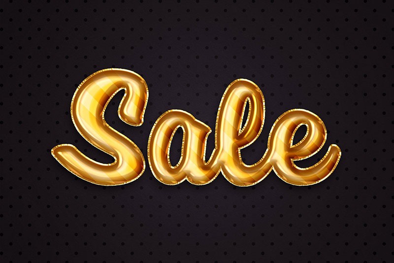 4款铝膜气球文本样式PS图层样式 插件预设 sucaiwan.com