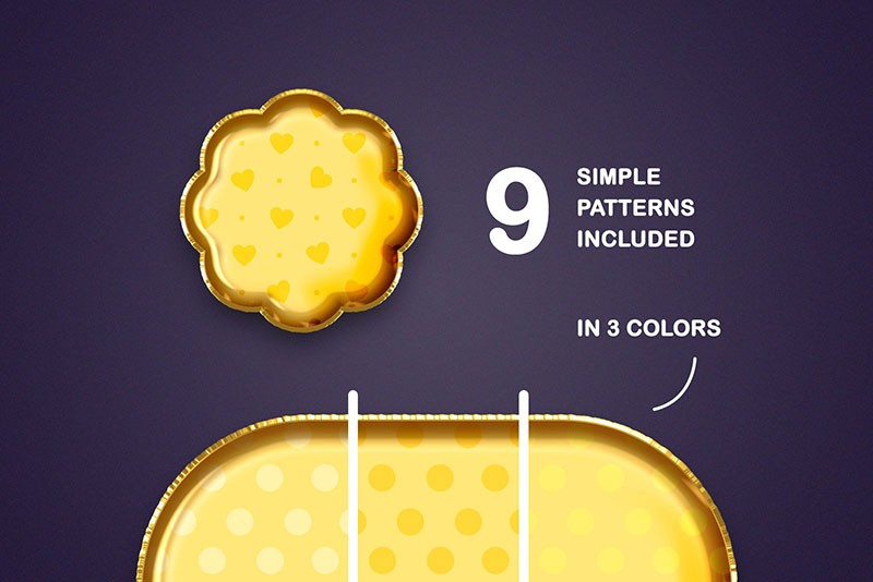 4款铝膜气球文本样式PS图层样式 插件预设 sucaiwan.com