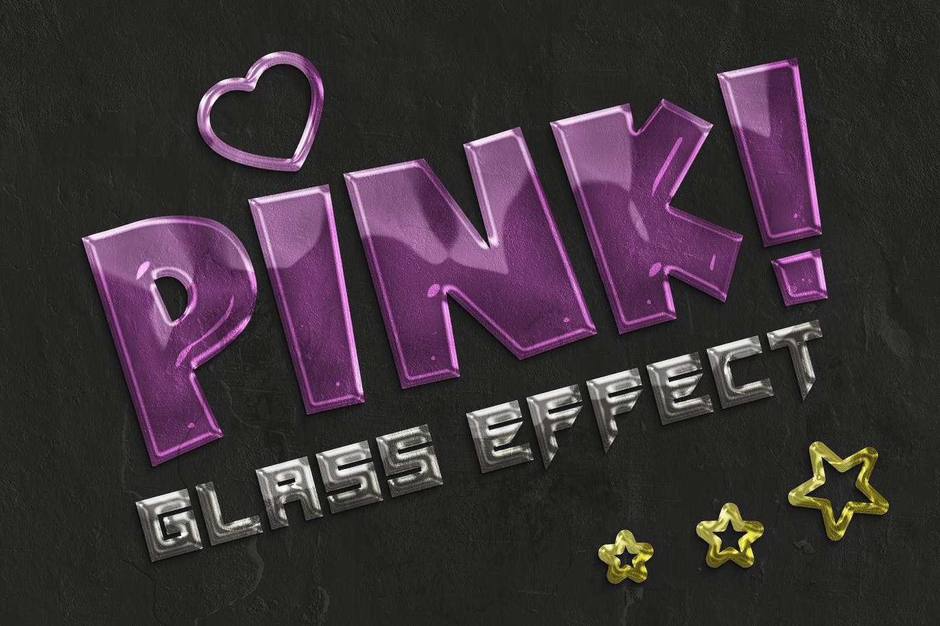 10个玻璃文字效果图层样式PSD 插件预设 sucaiwan.com