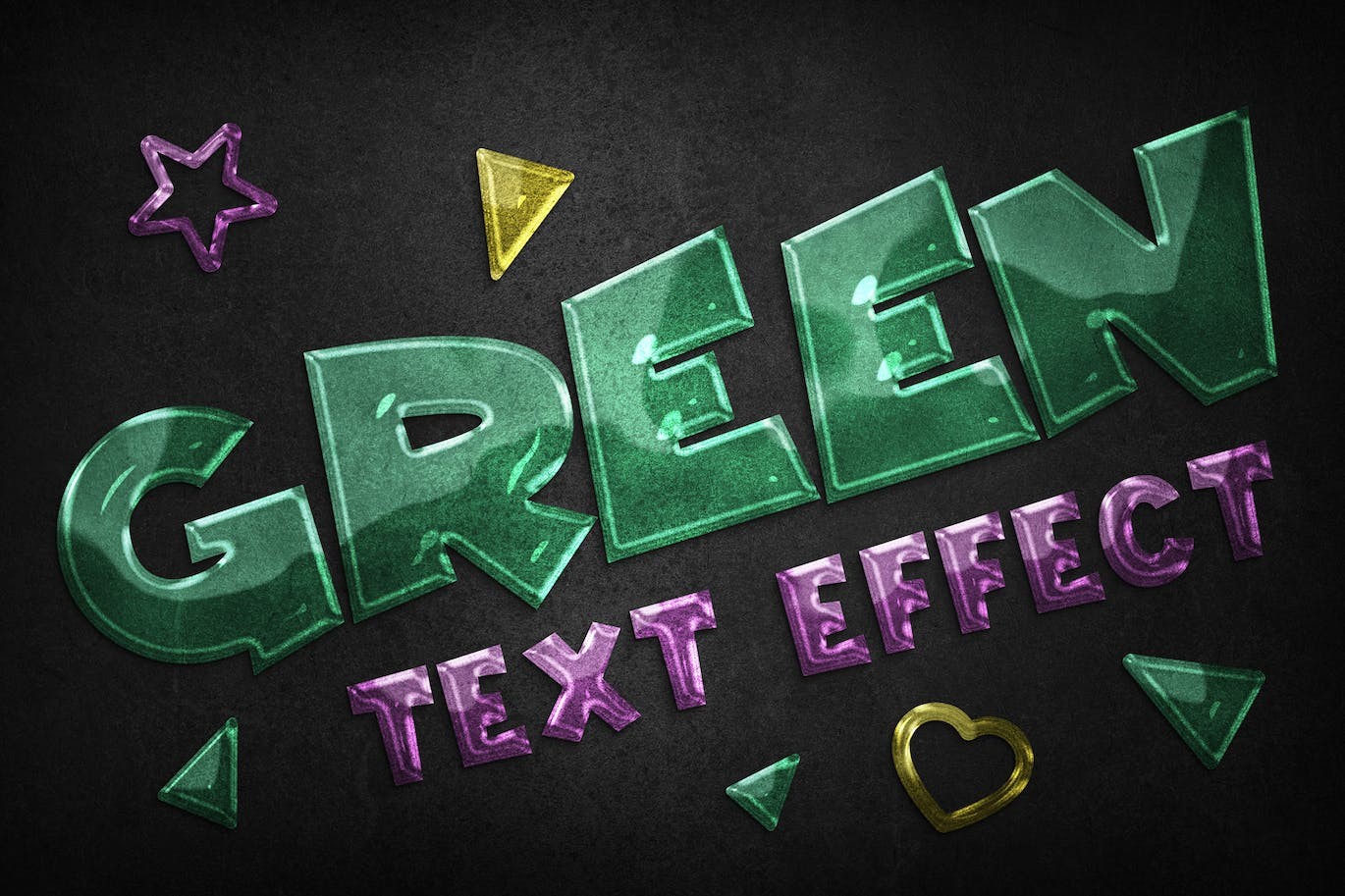 10个玻璃文字效果图层样式PSD 插件预设 sucaiwan.com