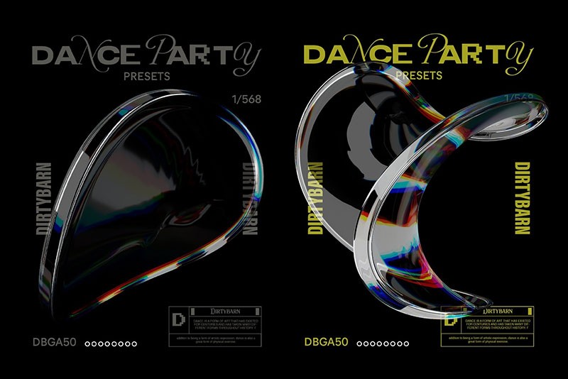 50+透明3D虹彩形状图片素材PNG 图片素材 sucaiwan.com