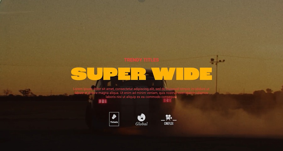 Yura Fresh 40个复古标题动画超级VHS胶片颗粒叠加包PR模板 插件预设 sucaiwan.com