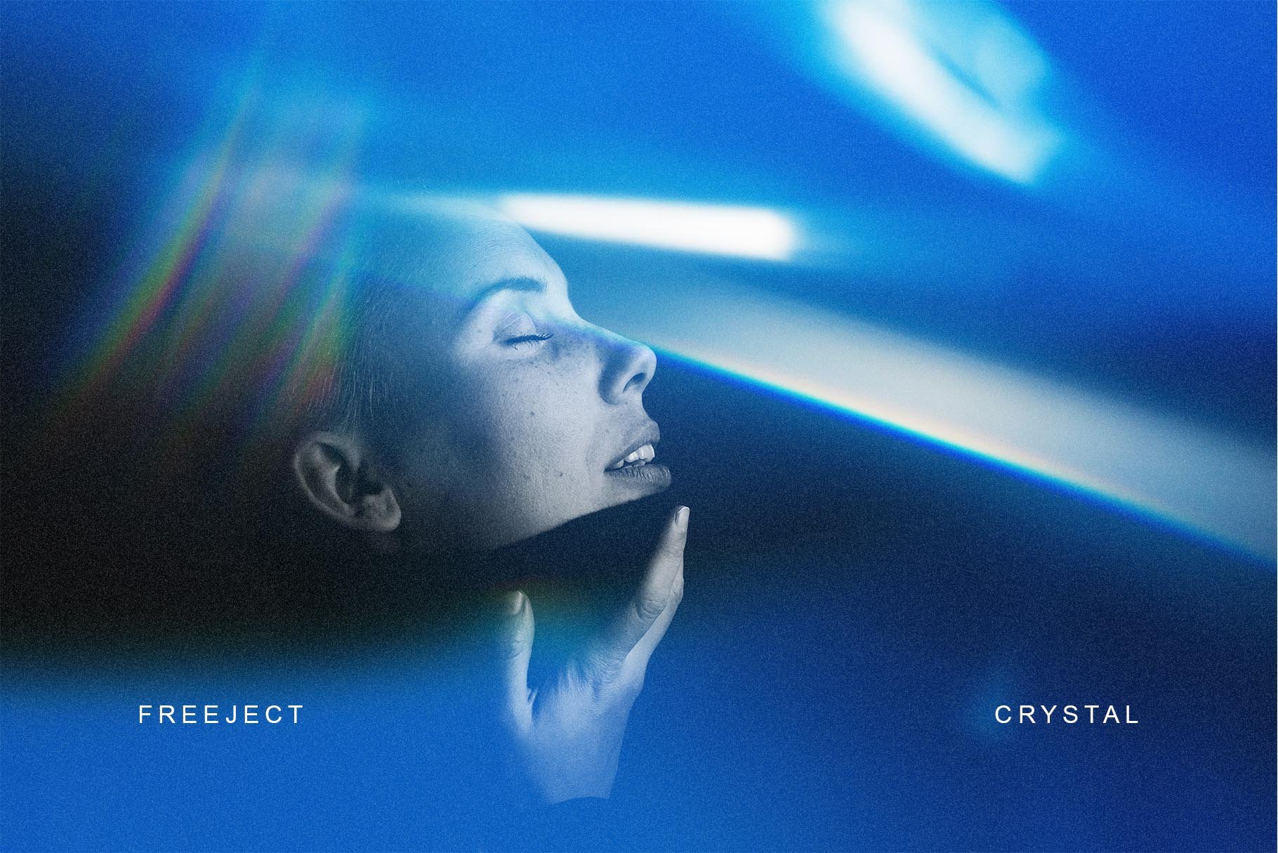 150个棱镜霓虹晶体漏光JPG覆盖层 Freeject 150 Crystal Light Leak Overlay 图片素材 sucaiwan.com