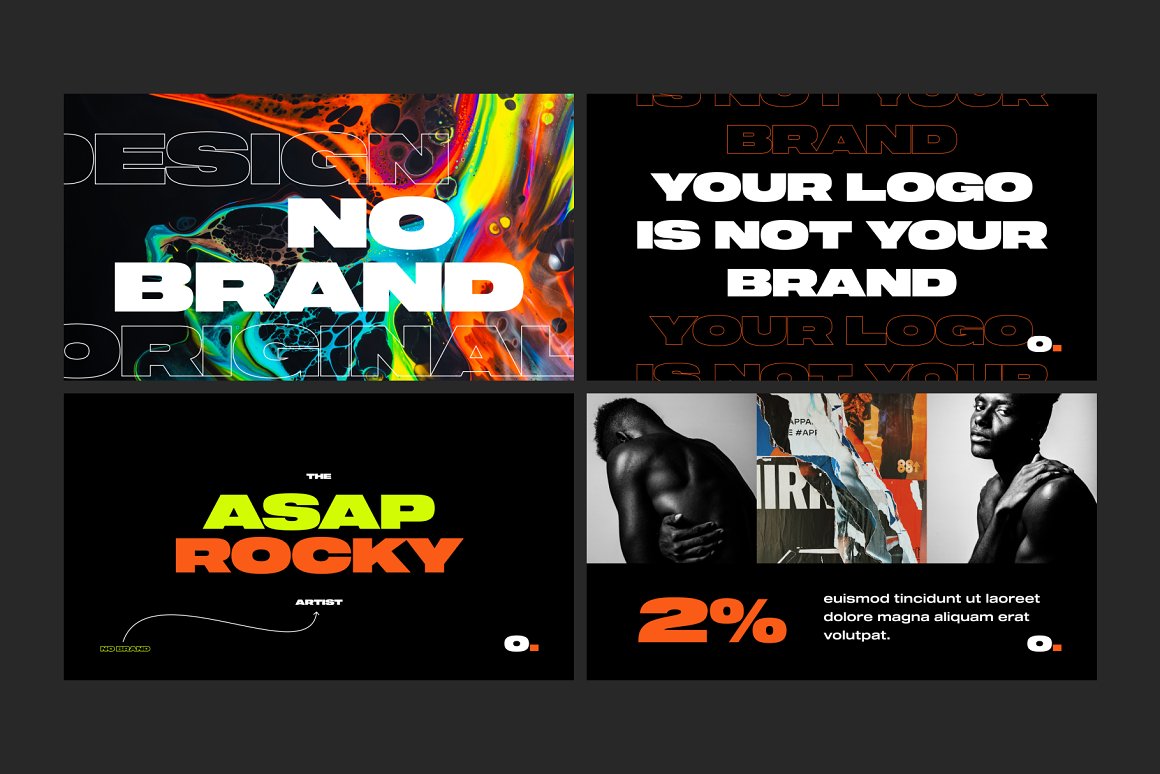 PPT模板:50页极简创意都市现代品牌VI设计展示演示文稿幻灯片PPT设计套装 NO BRAND - Creative Presentation v2 . 第12张-素材湾丨精选海外优质设计素材资源 PPT模板:50页极简创意都市现代品牌VI设计展示演示文稿幻灯片PPT设计套装 NO BRAND - Creative Presentation v2 . sucaiwan.com