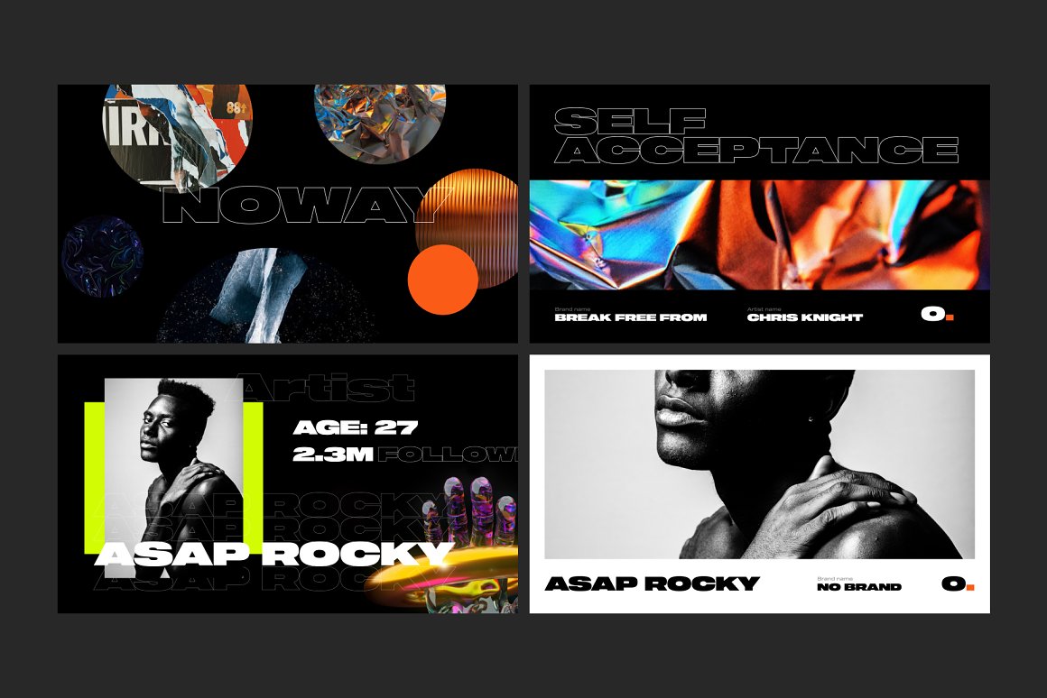 PPT模板:50页极简创意都市现代品牌VI设计展示演示文稿幻灯片PPT设计套装 NO BRAND - Creative Presentation v2 . 第18张-素材湾丨精选海外优质设计素材资源 PPT模板:50页极简创意都市现代品牌VI设计展示演示文稿幻灯片PPT设计套装 NO BRAND - Creative Presentation v2 . sucaiwan.com