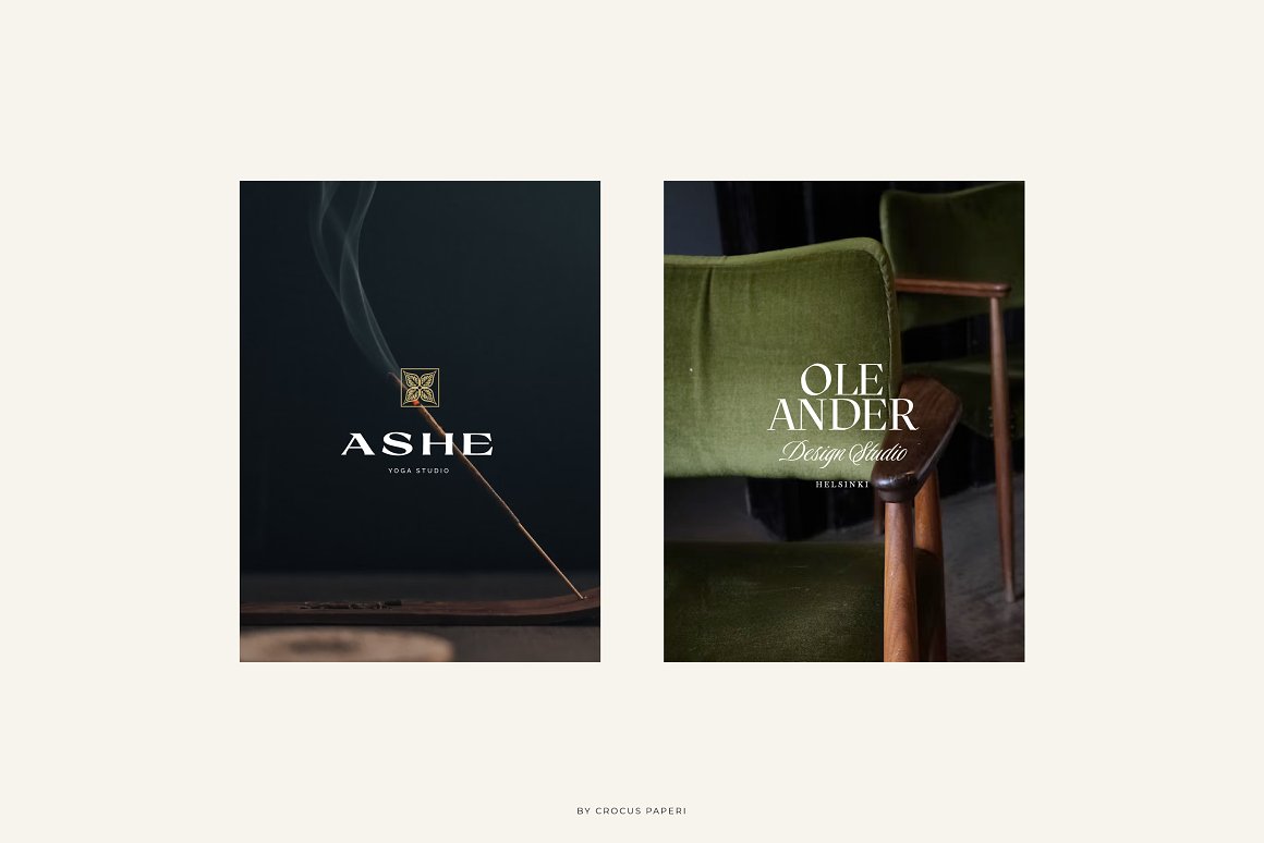 21个优雅轻奢艺术杂志海报标题品牌徽标Logo设计模板和名片集合 . 第4张-素材湾丨精选海外优质设计素材资源 21个优雅轻奢艺术杂志海报标题品牌徽标Logo设计模板和名片集合 . sucaiwan.com