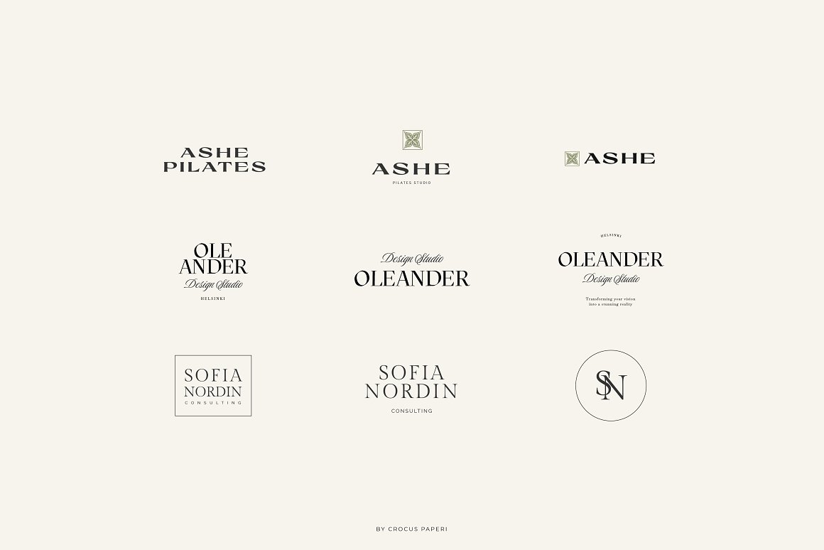 21个优雅轻奢艺术杂志海报标题品牌徽标Logo设计模板和名片集合 . 第13张-素材湾丨精选海外优质设计素材资源 21个优雅轻奢艺术杂志海报标题品牌徽标Logo设计模板和名片集合 . sucaiwan.com