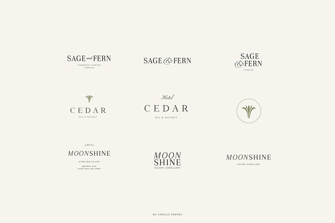 21个优雅轻奢艺术杂志海报标题品牌徽标Logo设计模板和名片集合 . 第15张-素材湾丨精选海外优质设计素材资源 21个优雅轻奢艺术杂志海报标题品牌徽标Logo设计模板和名片集合 . sucaiwan.com