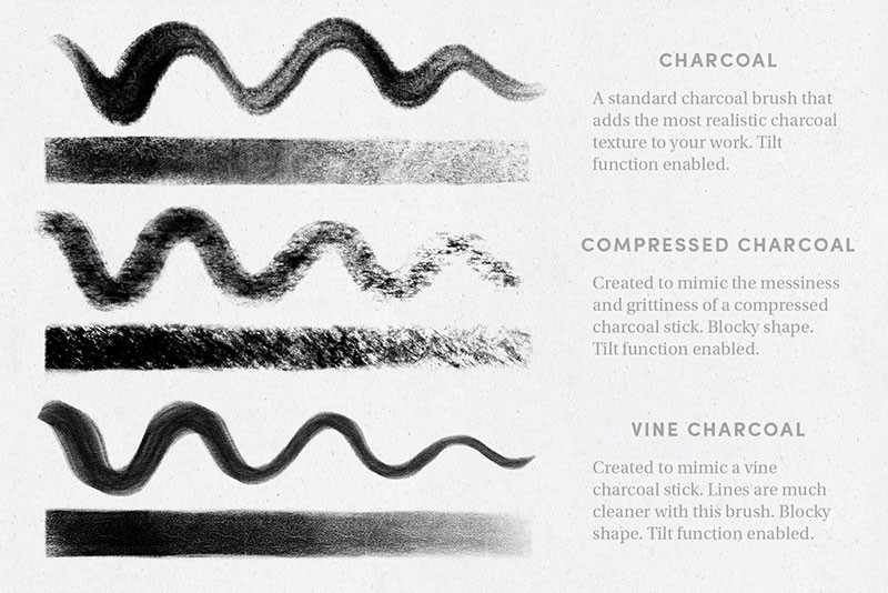 Procreate数字绘画笔刷套装 笔刷资源 sucaiwan.com