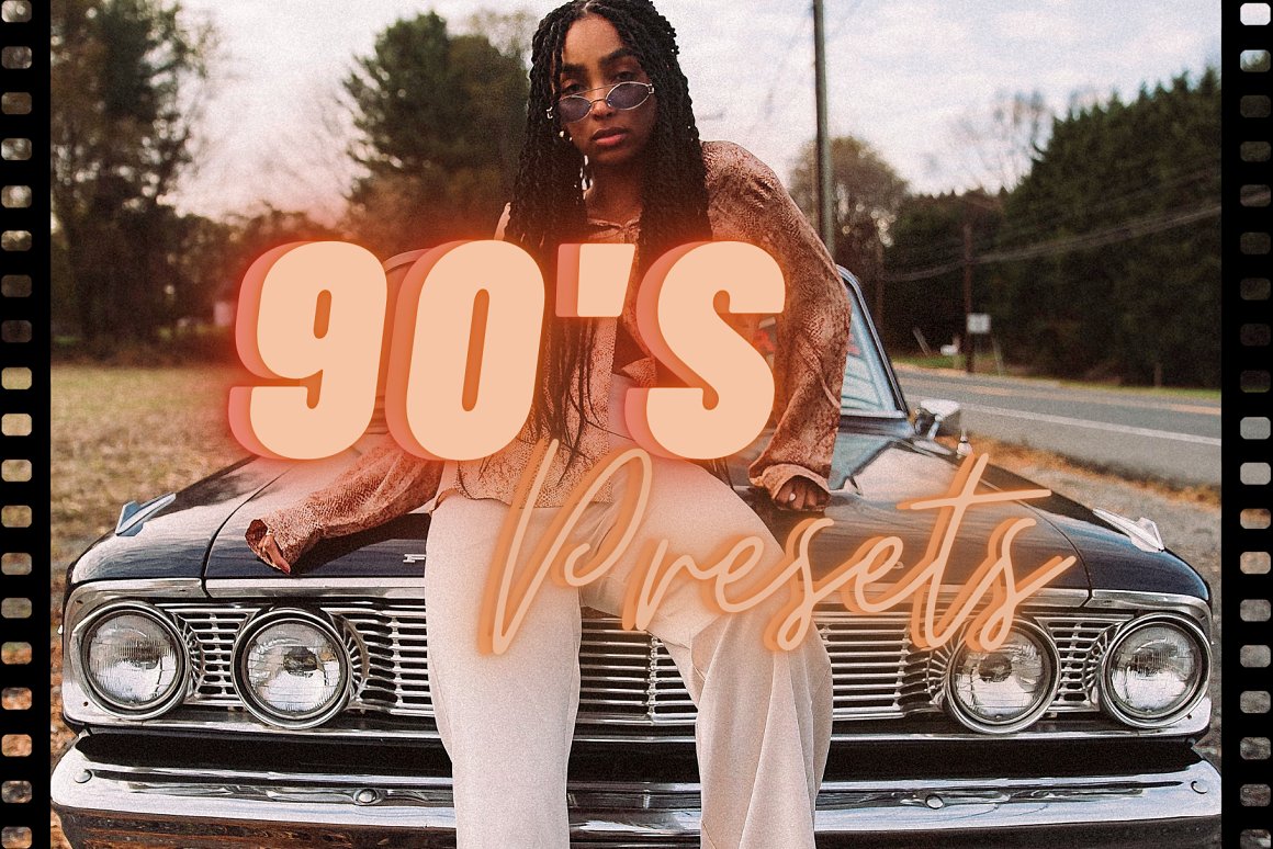 90年代美式复古美感电影风格胶片Lightroom预设+手机端DNG预设 插件预设 第1张-素材湾丨精选海外优质设计素材资源 90年代美式复古美感电影风格胶片Lightroom预设+手机端DNG预设 插件预设 sucaiwan.com