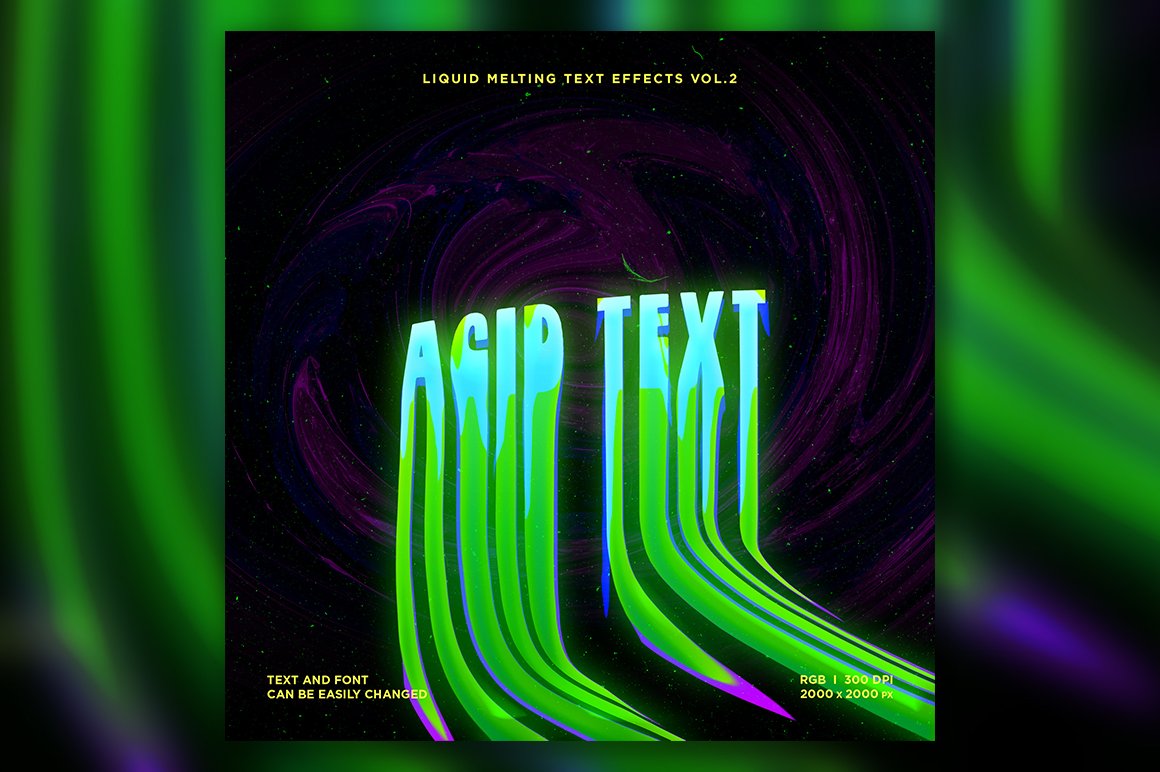 新潮复古酸性液体艺术音乐海报封面融化文字效果PSD模板 Vol.2 样机素材 第13张-素材湾丨精选海外优质设计素材资源 新潮复古酸性液体艺术音乐海报封面融化文字效果PSD模板 Vol.2 样机素材 sucaiwan.com