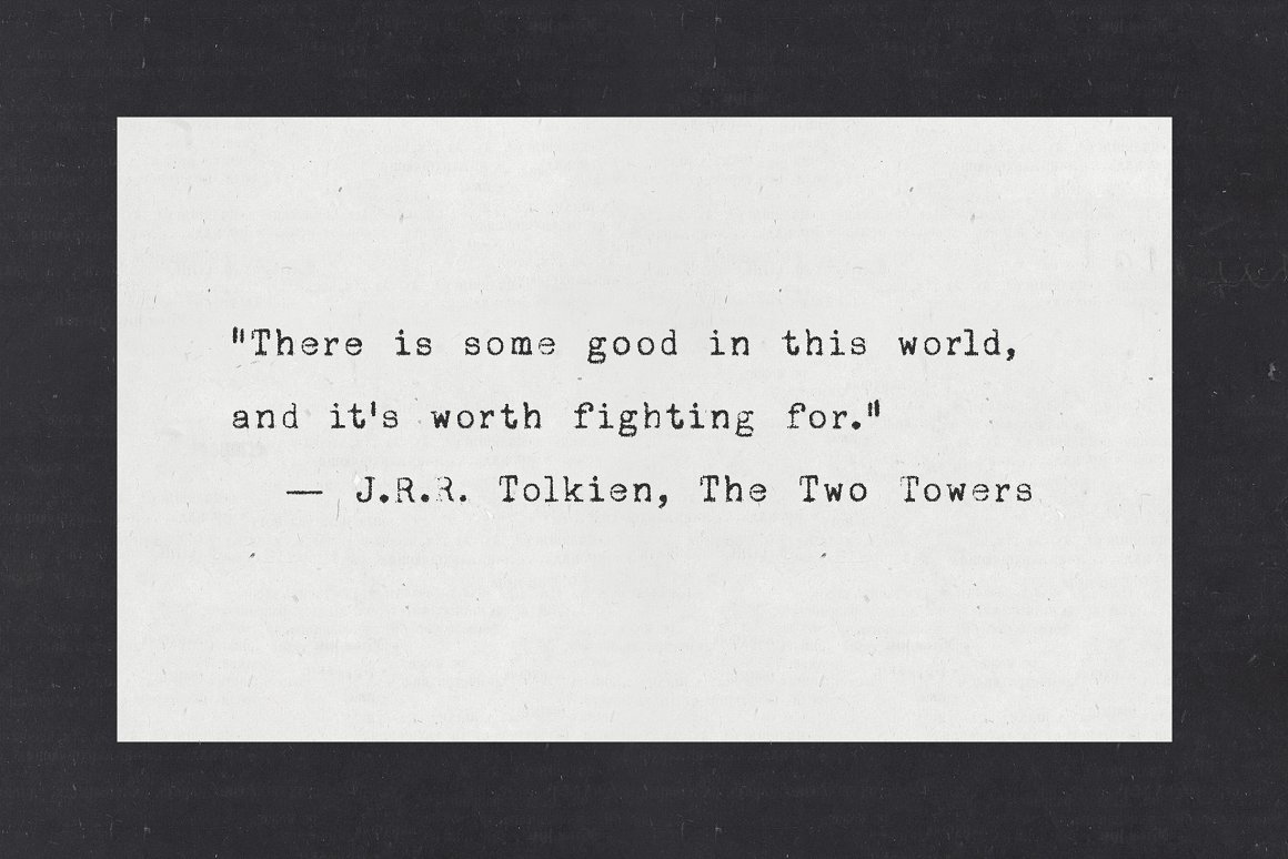 复古做旧喷墨手写打字机效果品牌Logo标题衬线英文字体素材 Corpus Typewriter Font . sucaiwan.com