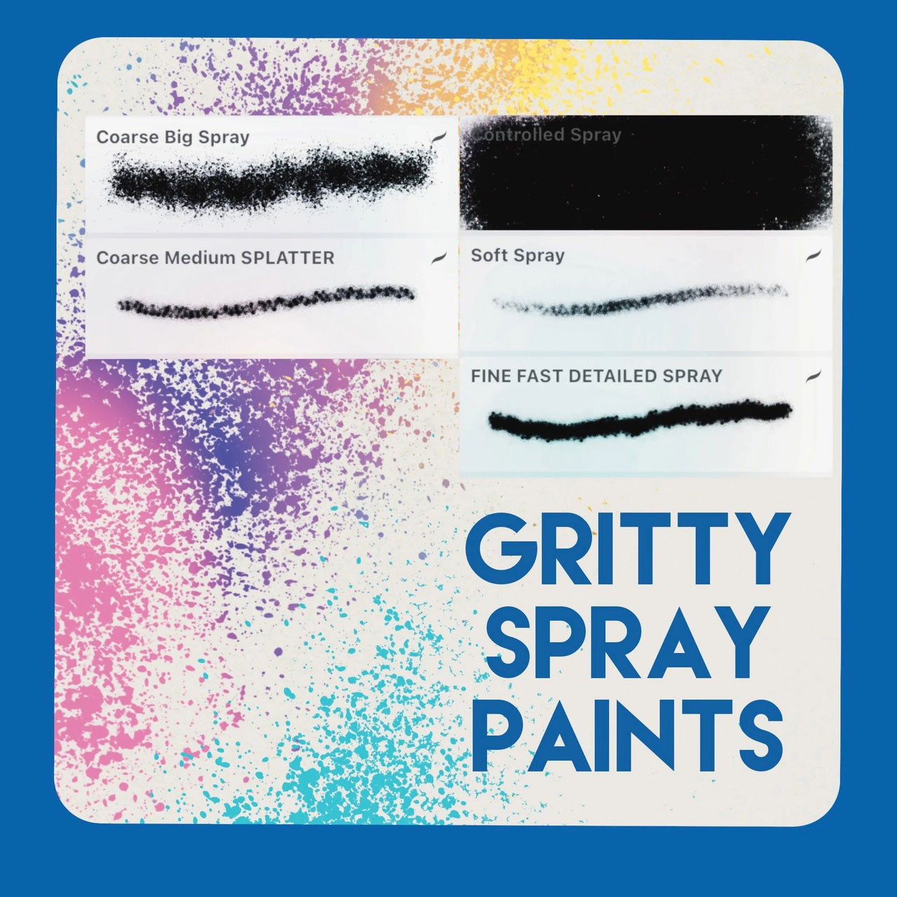 Procreate实用插画笔刷套装 笔刷资源 sucaiwan.com