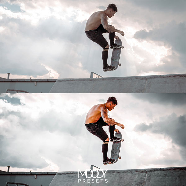 滑板骑行户外运动暗黑酷炫风vlog手机端LR预设 Moodypresets – Automotive Travel Presets 插件预设 sucaiwan.com