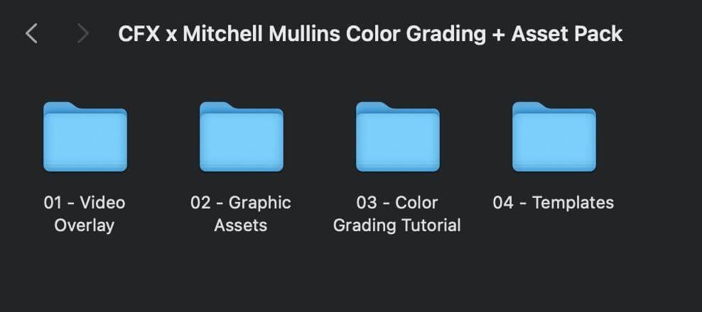 好莱坞电影大片风格颜色分级调色素材 + 视频素材资产包 CFX X MITCHELL MULLINS 影视音频 sucaiwan.com