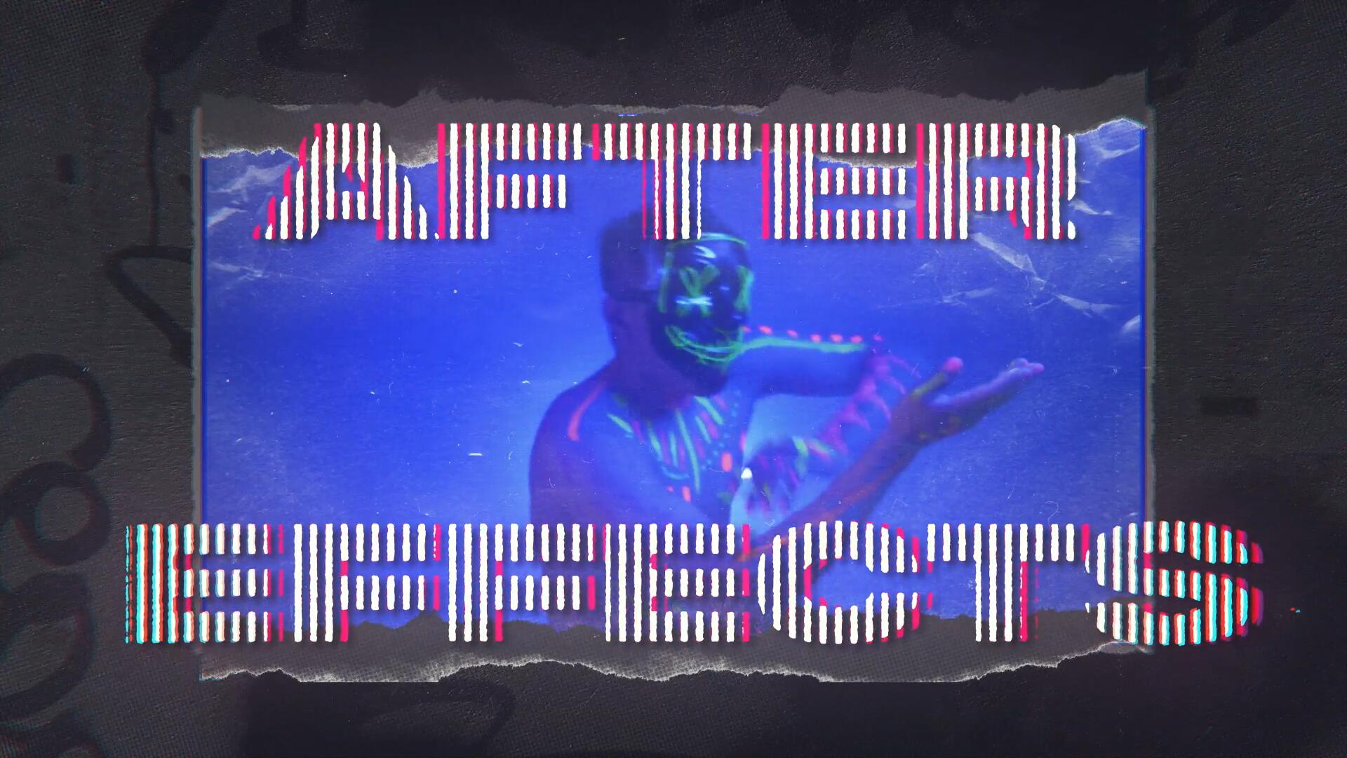 AE模板：37种嘻哈音乐视频电影帧剪切失真毛刺撕纸转场过渡包 . sucaiwan.com