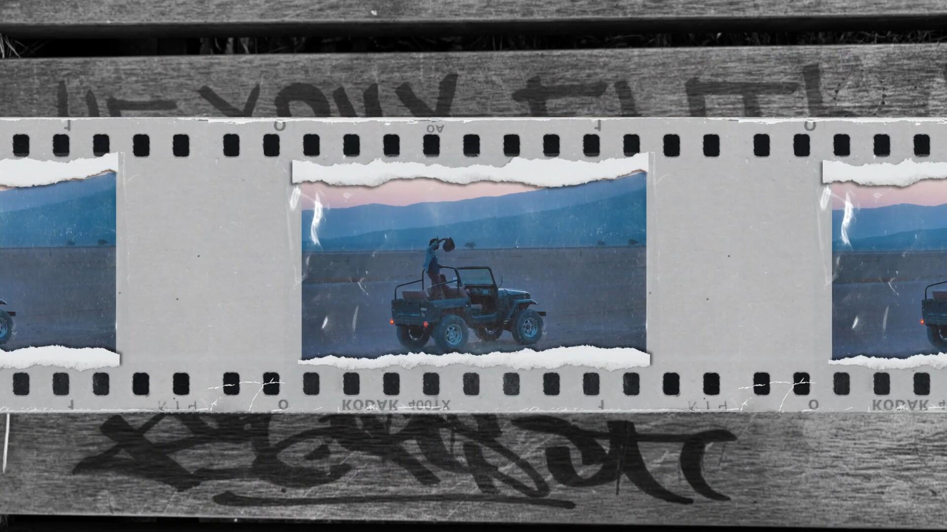 AE模板：37种嘻哈音乐视频电影帧剪切失真毛刺撕纸转场过渡包 . sucaiwan.com