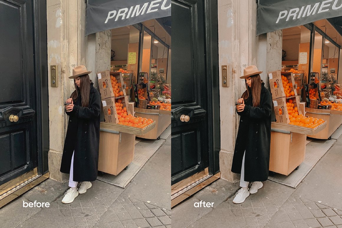 6个秋季INS风黄昏橙色橘黄色调灯笼街拍Lightroom预设 插件预设 第3张-素材湾丨精选海外优质设计素材资源 6个秋季INS风黄昏橙色橘黄色调灯笼街拍Lightroom预设 插件预设 sucaiwan.com