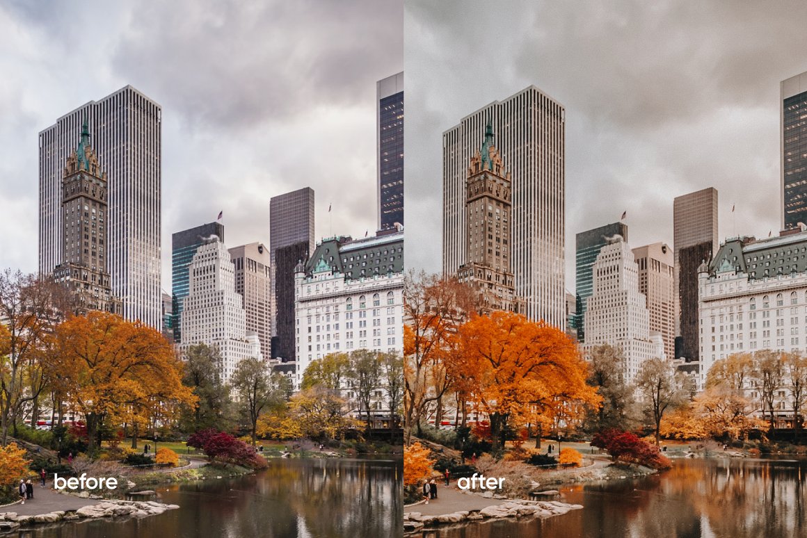 6个秋季INS风黄昏橙色橘黄色调灯笼街拍Lightroom预设 插件预设 第5张-素材湾丨精选海外优质设计素材资源 6个秋季INS风黄昏橙色橘黄色调灯笼街拍Lightroom预设 插件预设 sucaiwan.com