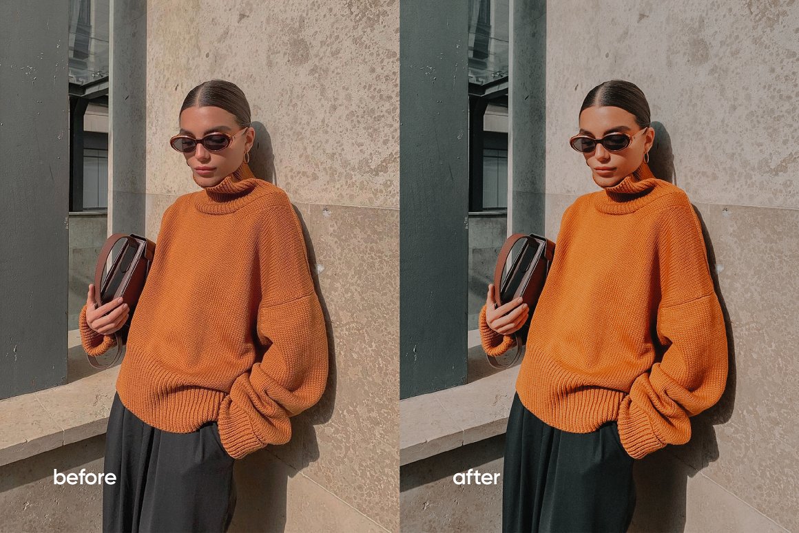 6个秋季INS风黄昏橙色橘黄色调灯笼街拍Lightroom预设 插件预设 第7张-素材湾丨精选海外优质设计素材资源 6个秋季INS风黄昏橙色橘黄色调灯笼街拍Lightroom预设 插件预设 sucaiwan.com