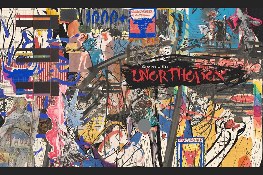 1000个复古抽象街头涂鸦手绘插画视觉拼贴艺术剪报剪贴画PNG免扣图设计素材 1000+ Unorthodox Graphic Kit 图片素材 第1张-素材湾丨精选海外优质设计素材资源 1000个复古抽象街头涂鸦手绘插画视觉拼贴艺术剪报剪贴画PNG免扣图设计素材 1000+ Unorthodox Graphic Kit 图片素材 sucaiwan.com