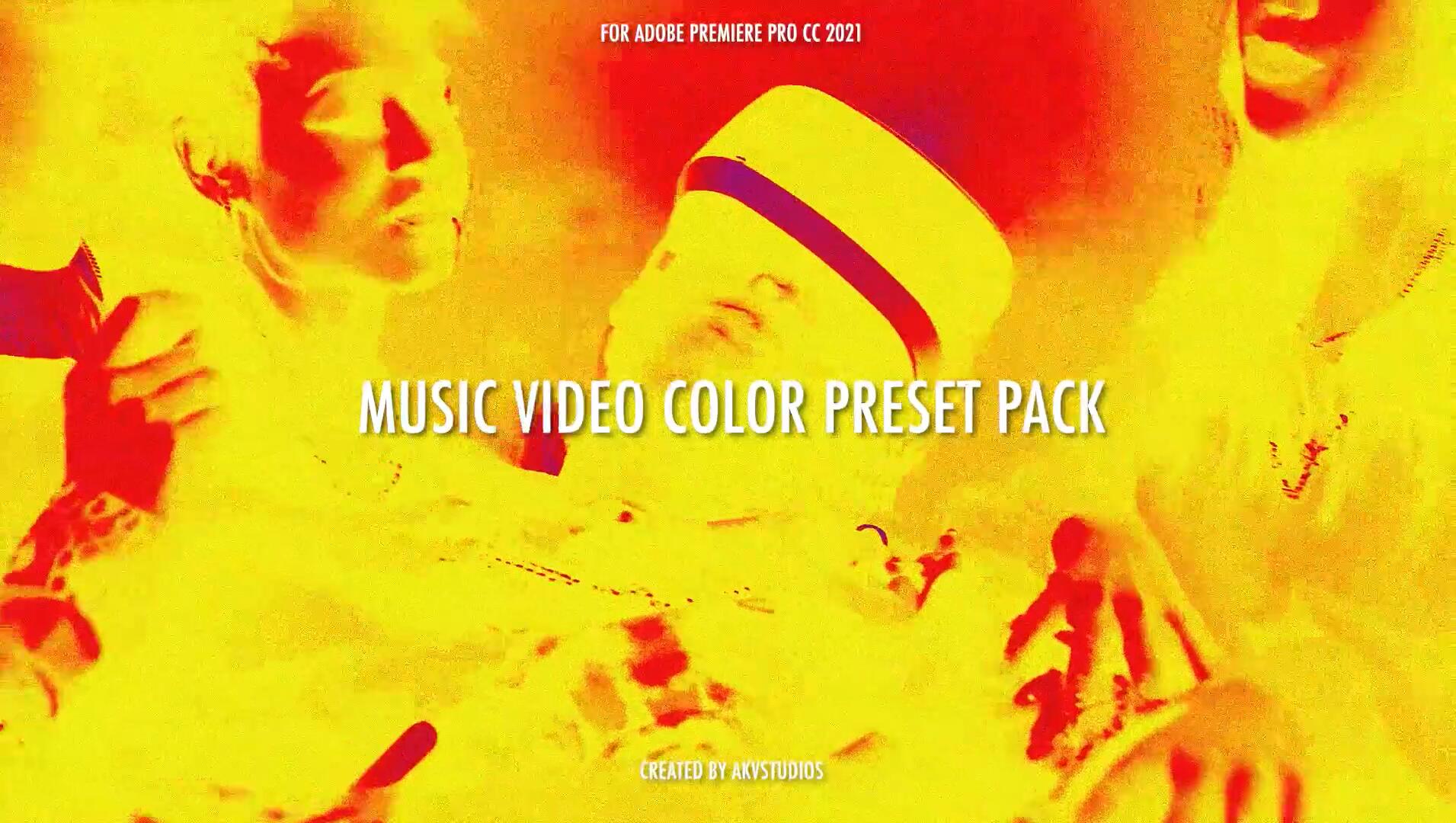AKV 嘻哈说唱风格全息霓虹光谱红外热成像效果LUT+PR预设 Music Video Color Pack 插件预设 sucaiwan.com