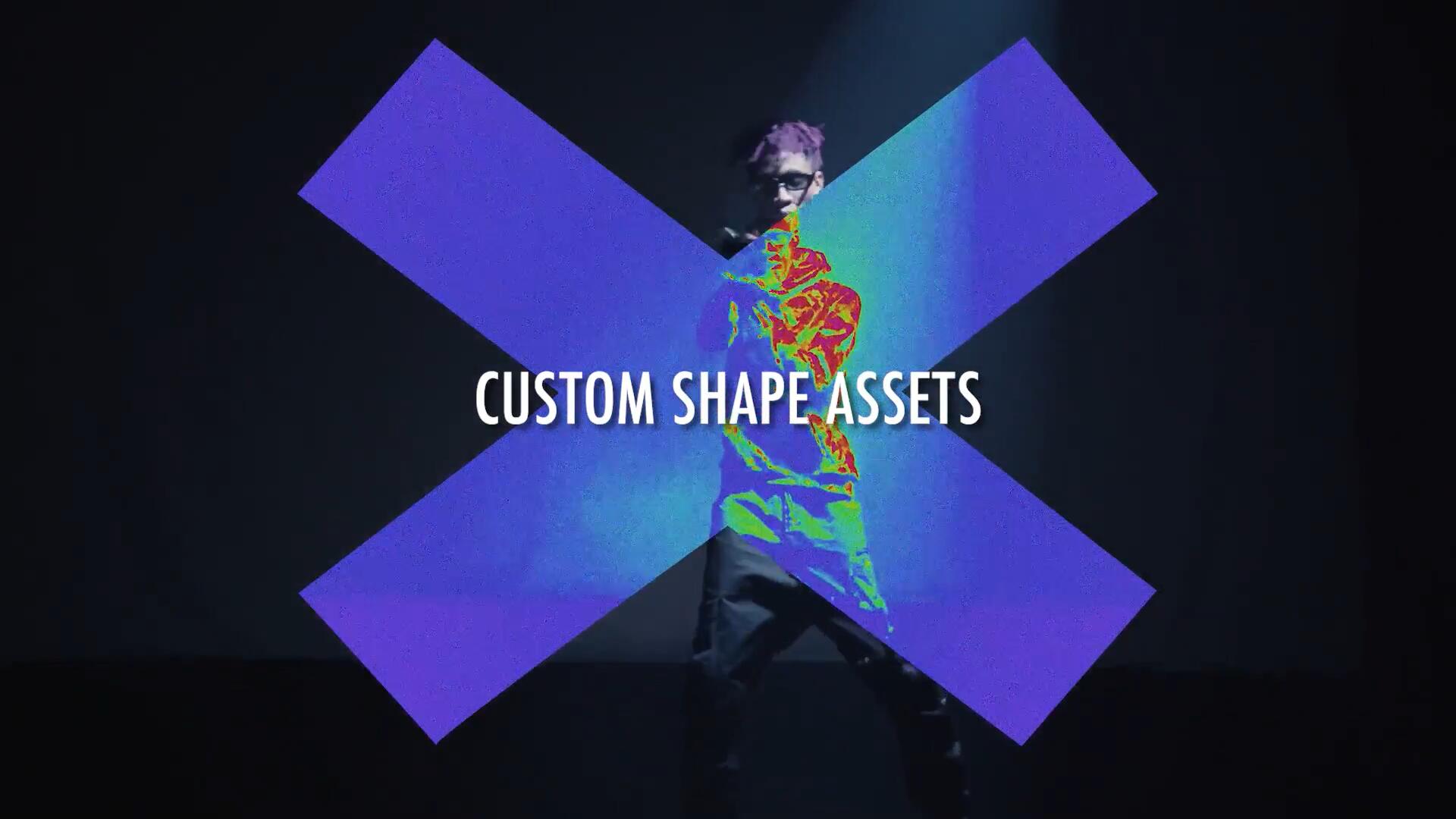 AKV 嘻哈说唱风格全息霓虹光谱红外热成像效果LUT+PR预设 Music Video Color Pack 插件预设 sucaiwan.com