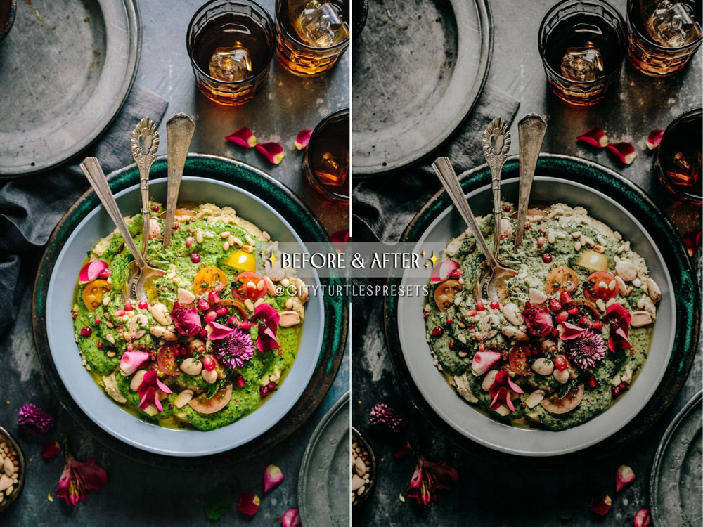 自然美味西餐美食lightroom预设PS调色 插件预设 第4张-素材湾丨精选海外优质设计素材资源 自然美味西餐美食lightroom预设PS调色 插件预设 sucaiwan.com