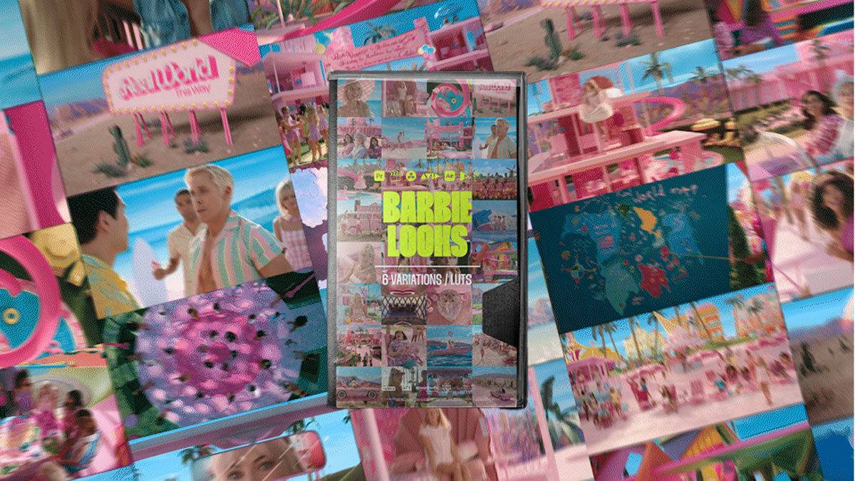 《Barbie》芭比粉电影鲜艳色彩风格LUT调色预设 BARBIE LOOKS – Tropic Colour 插件预设 sucaiwan.com